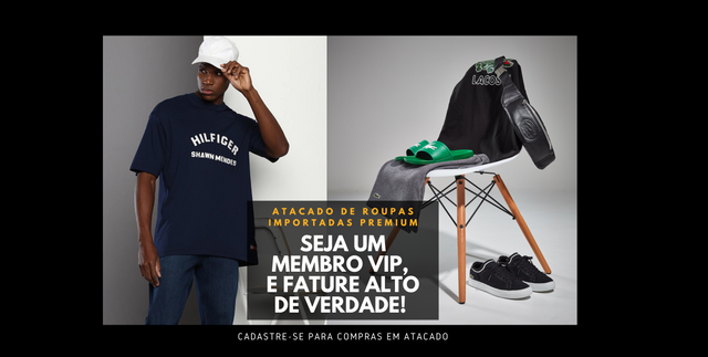 Comprar roupa importada no sales atacado